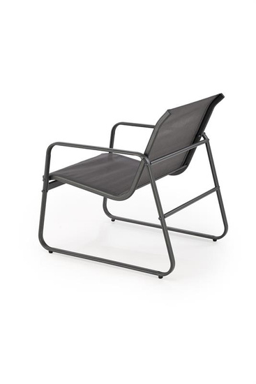 Zestaw ogrodowy CONOR w kolorze ciemny popiel / jasny popiel