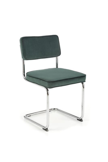 Krzesło K510 w kolorze ciemnozielonym velvet