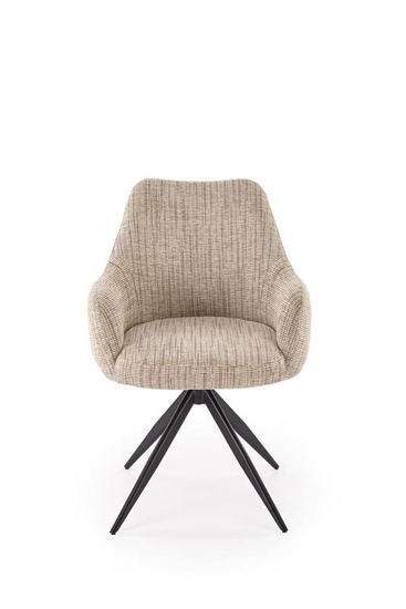 Krzesło z funkcją obracania K564 w beżowym kolorze