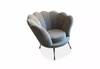 Fotel wypoczynkowy ARIEL w stylu glamour