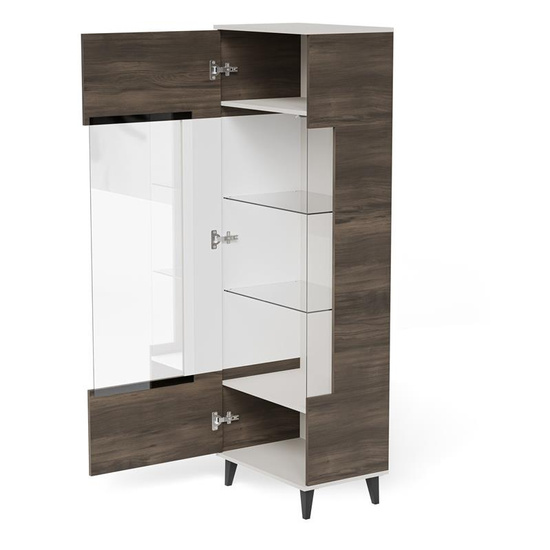 Witryna RANDOM 2 W-1 w kolorach kaszmir, orzech i czarny