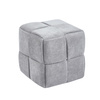 Pufa VELCUBE sześcienna w szarej tkaninie
