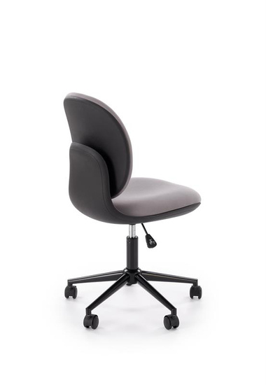 Fotel młodzieżowy ORION w kolorze czarno-popielatym