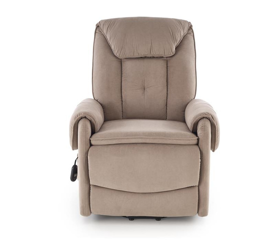 Rozkładany fotel HORTON w beżowym kolorze