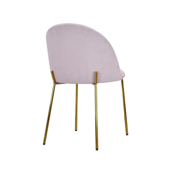 Tapicerowane krzesło HILARIO original gold w styl glamour