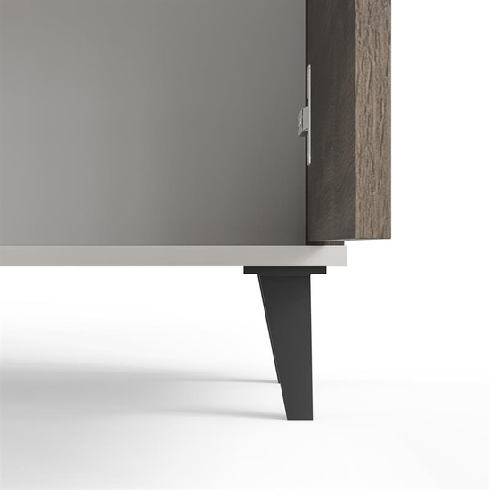 Komoda RANDOM 2 KM-1 w kolorach kaszmir, orzech i czarny