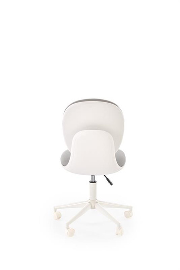 Fotel młodzieżowy ORION 2 w kolorze biały – jasny popiel