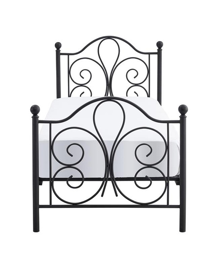 PANAMA 90 cm łóżko metalowe czarny