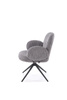 Krzesło z funkcją obracania K568 w popielatym kolorze
