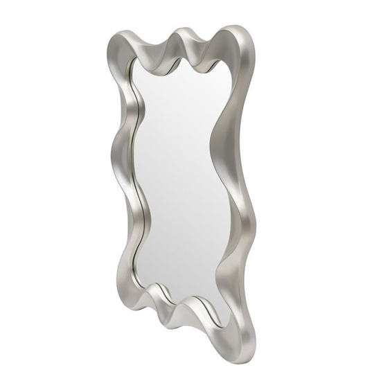 Lustro ścienne DECO w kolorze srebrny antyczny