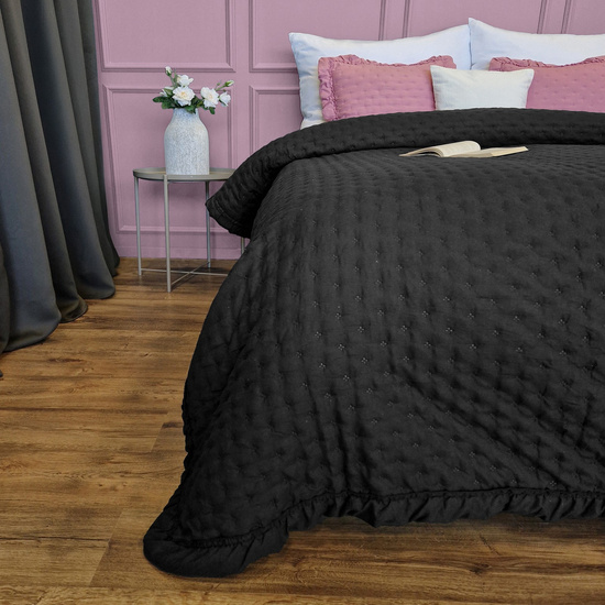 Narzuta 70 x 160 Pikowana Z Falbaną Celia 02