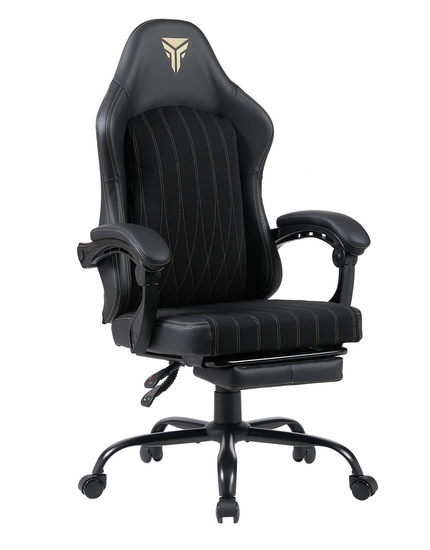 Fotel obrotowy gamingowy ELITE w kolorze czarnym