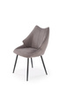 Krzesło K543 w kolorze popielatym