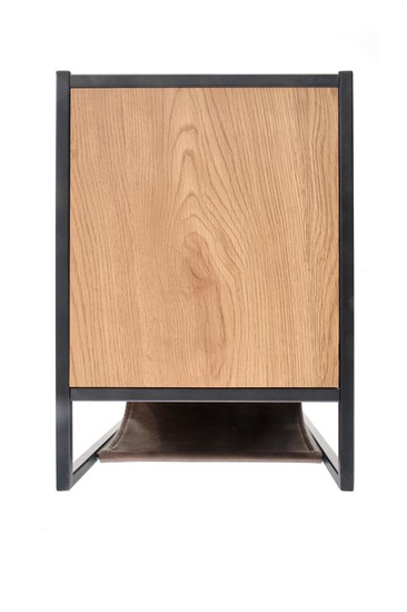 Ława COMPACT w kolorze dąb złoty / czarny