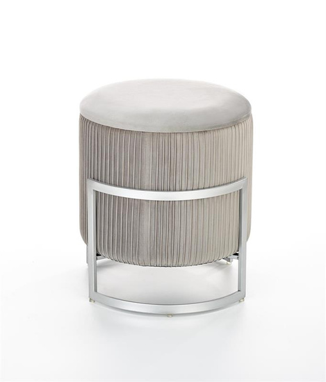 Pufa CRICKET z pojemnikiem w kolorze jasny popiel