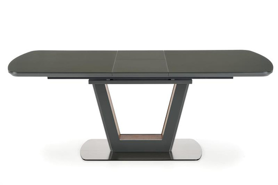 Stół rozkładany BILOTTI w kolorze antracytowy mat / orzech