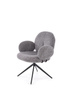 Krzesło z funkcją obracania K568 w popielatym kolorze