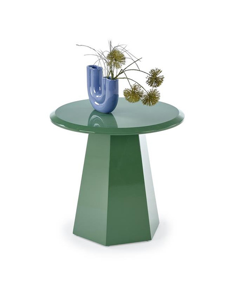 Designerska ława LOCA w kolorze jasny zielony