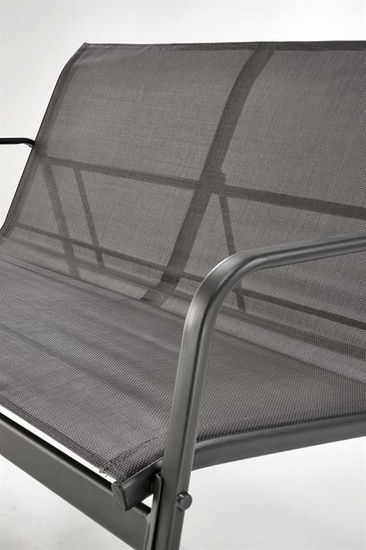 Zestaw ogrodowy CONOR w kolorze ciemny popiel / jasny popiel