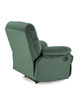Nowoczesny fotel wypoczynkowy DRAGER w kolorze ciemnej zieleni