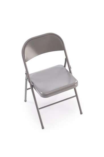 Krzesło składane K565 w kolorze popielatym 