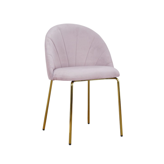 Tapicerowane krzesło HILARIO original gold w styl glamour