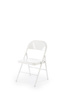 Krzesło składane K565 w kolorze białym 