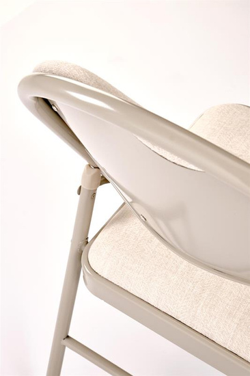 Krzesło składane K566 w kolorze beżowym 