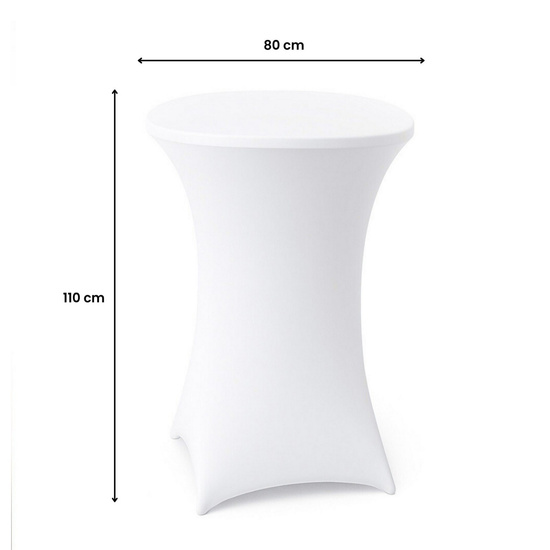 Pokrowiec 80 x 110 Na Stół Cateringowy Felix Biały