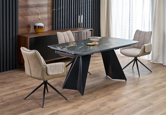 Krzesło z funkcją obrotu K579 w brązowym kolorze