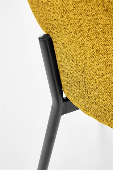 Krzesło K373 w kolorze musztardowym 