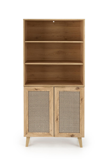 Regał BORNEO REG-1 dąb artisan/czarny