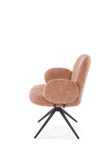 Krzesło z funkcją obracania K568 w kolorze cynamonowym