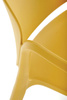 Krzesło K491 w kolorze musztardowym