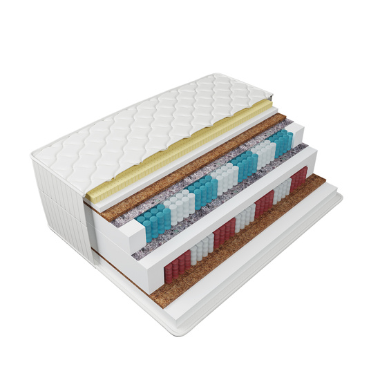 Materac średnio twardy/twardy dwustronny ELYSIA 180x200 cm