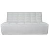 Stylowa sofa LINDA II z geometrycznymi przeszyciami