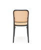 Krzesło K483 w kolorze naturalnym i czarnym 