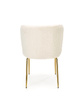 Krzesło K474 w kolorze kremowo-złotym boucle