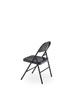 Krzesło składane K565 w kolorze czarnym 