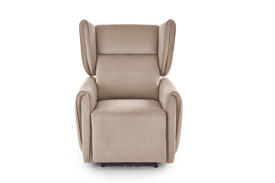 Fotel wypoczynkowy GELATO w beżowej tkaninie