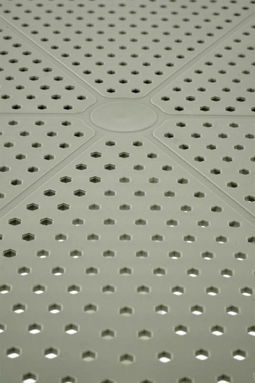 Okrągły stół CALVO w kolorze miętowym