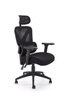 Fotel gabinetowy ASTRAL czarny z siatki z mechanizmem MULTIBLOCK