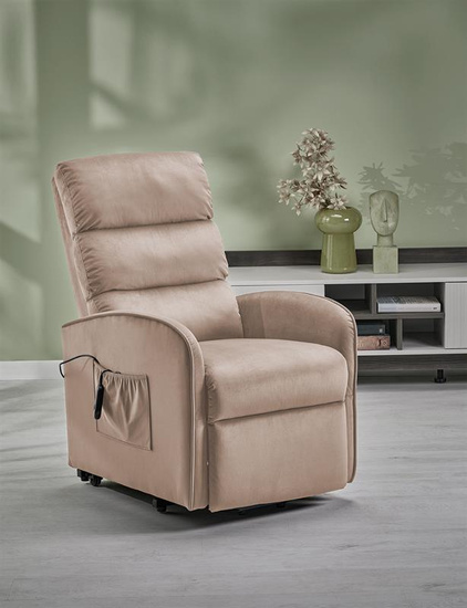 Fotel rozkładany MARONI w beżowym kolorze 