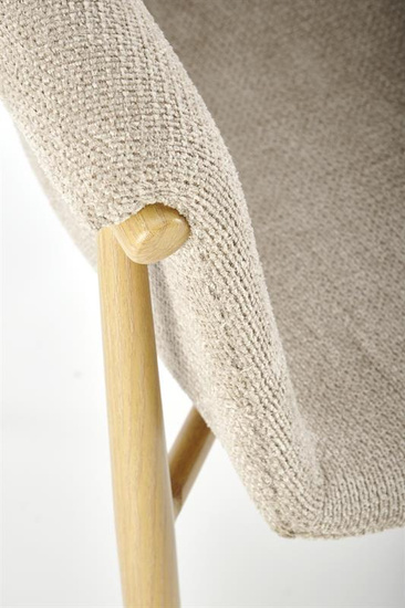 Krzesło K489 w kolorze beżowym 