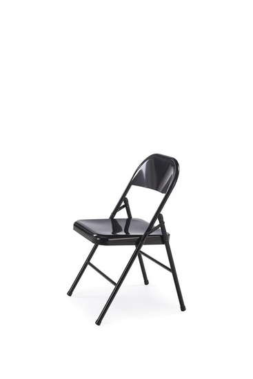 Krzesło składane K565 w kolorze czarnym 
