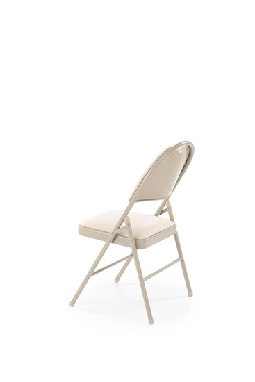 Krzesło składane K566 w kolorze beżowym 