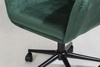 Fotel kubełkowy do biurka FABIO zielony/czarny