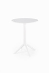Okrągły stół CALVO w kolorze białym