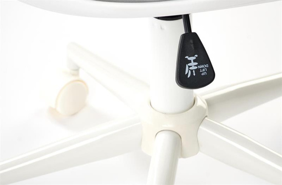 Fotel młodzieżowy ORION 2 w kolorze biały – jasny popiel