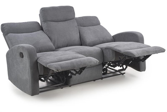 Sofa trzyosobowa z funkcją rozkładania OSLO 3S ciemny szary